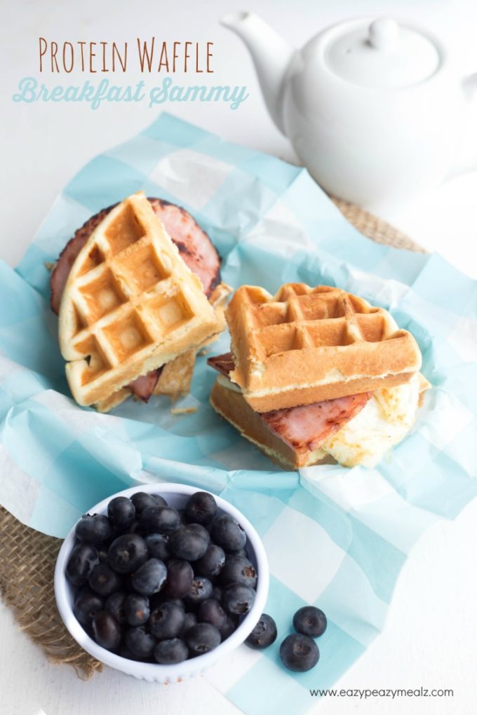 Smart Breakfast for Kids: Protein Waffle Breakfast Sammy for Smarter Kids | ilslearningcorner.com #breakfastforkids #kidsbreakfastrecipes