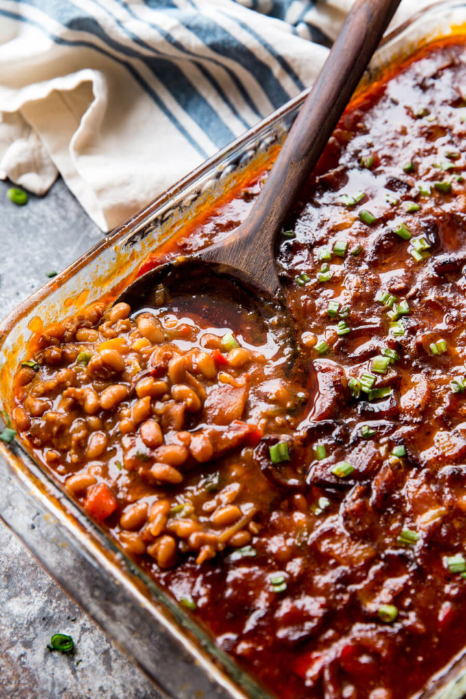 The Ultimate Easy BBQ Baked Beans - Eazy Peazy Mealz