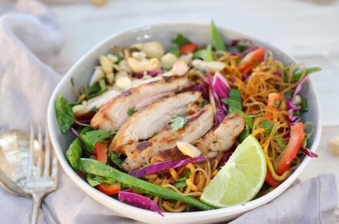 Chicken noodle salad