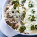 Broccoli chicken rice casserole