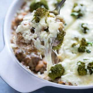 Broccoli chicken rice casserole