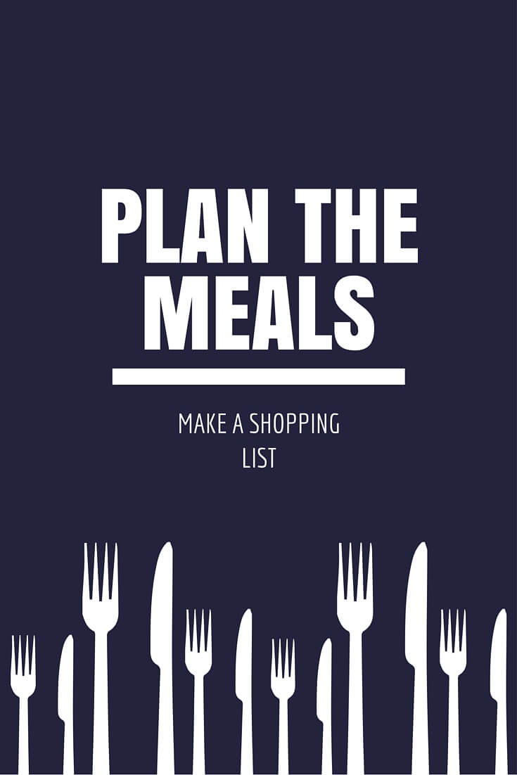 Plan your meal shopping list