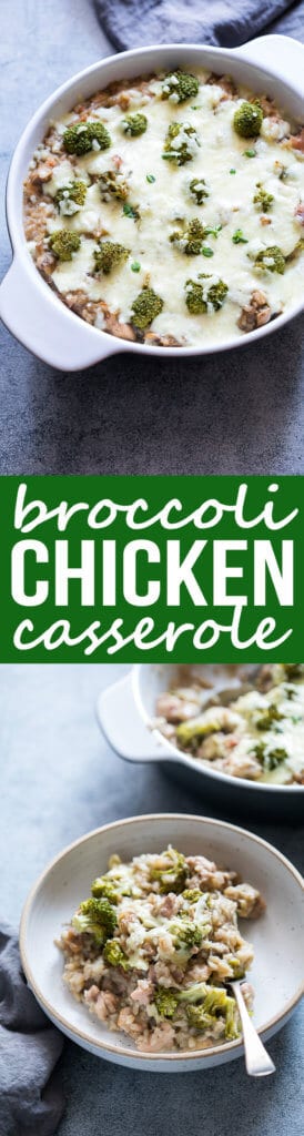 Broccoli Chicken Cheese Casserole with Rice
