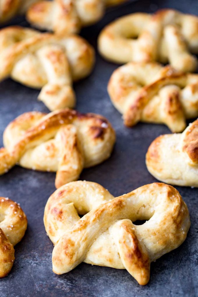 Buttery soft pretzels