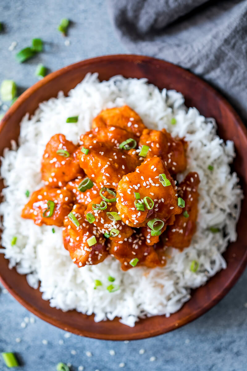 Baked sweet and sour chicken