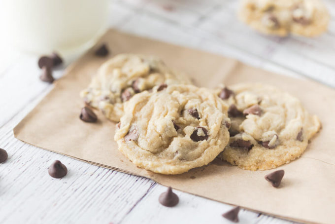 soft and chewy chocolate chip cookies