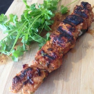 Sweet Chili Cilantro Chicken Kabobs