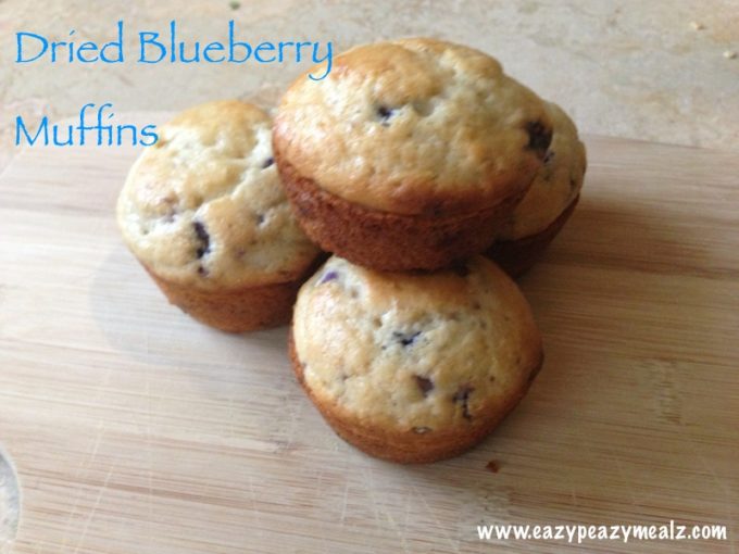 Dried Blueberry Muffins Easy Peasy Meals