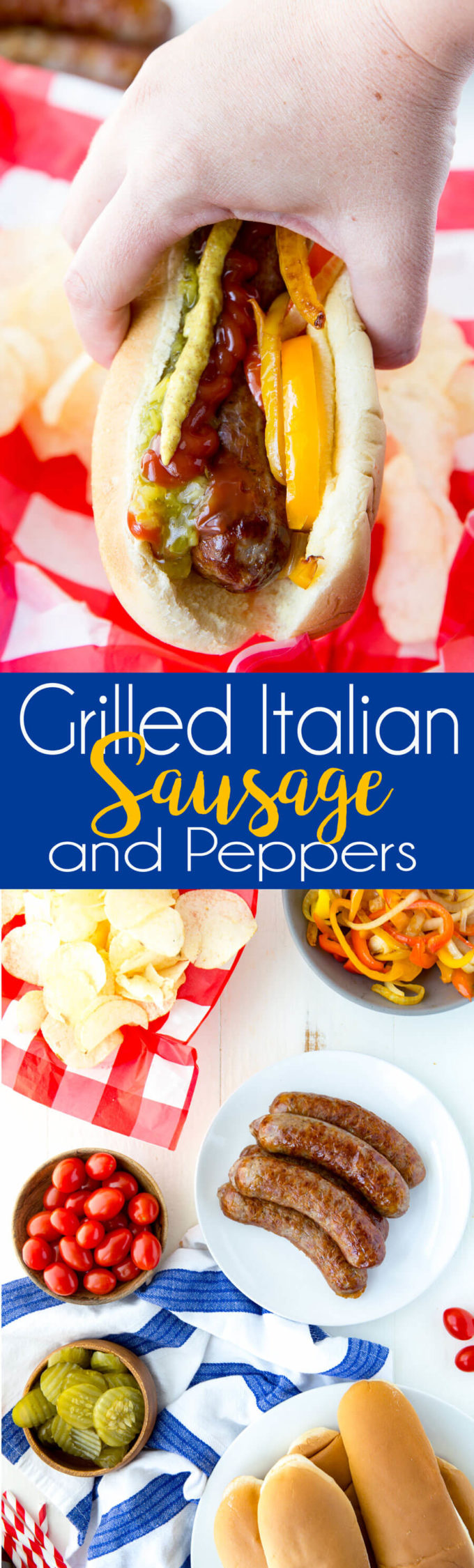 Grilled Italian Sausage and Peppers