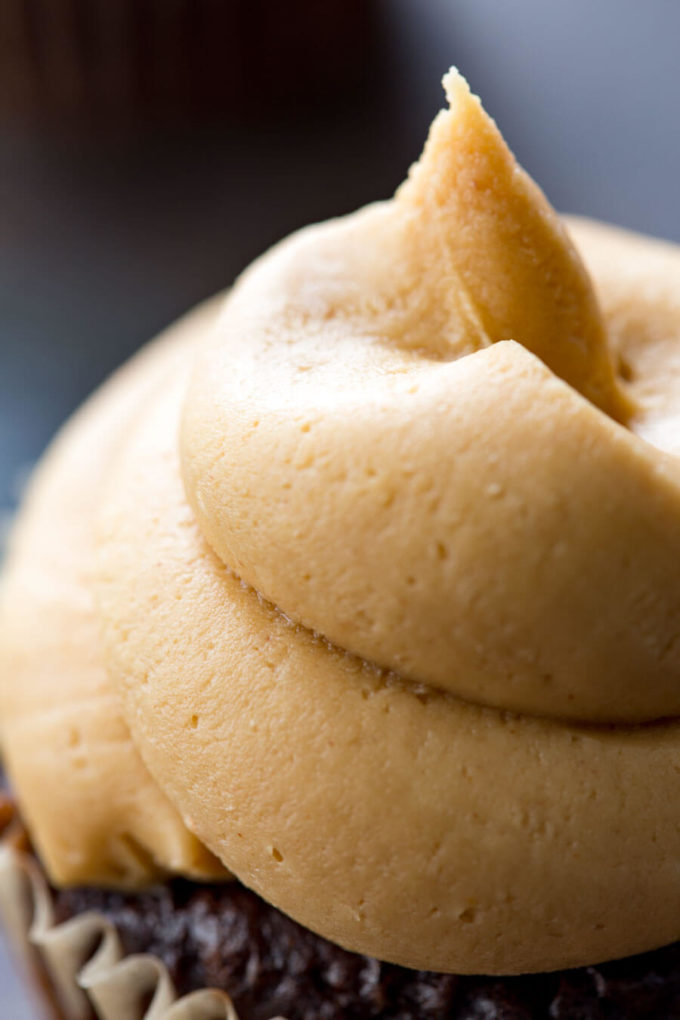 Creamy Peanut Butter Frosting that is thick rich and delicious