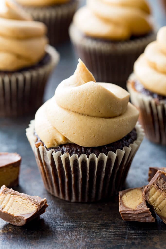 Peanut butter frosting is thick, delicious, and creamy