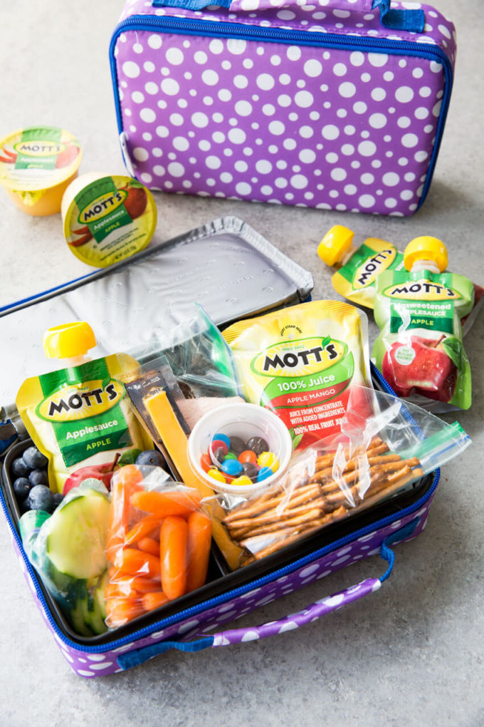 Back to School Lunch ideas for making packing lunches easier. A great system for good for you lunches for kids