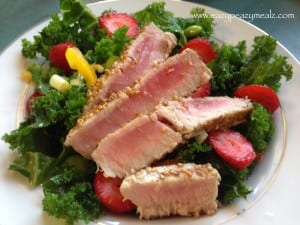 Seared Ahi Kale Salad
