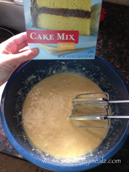 yellow cake mix