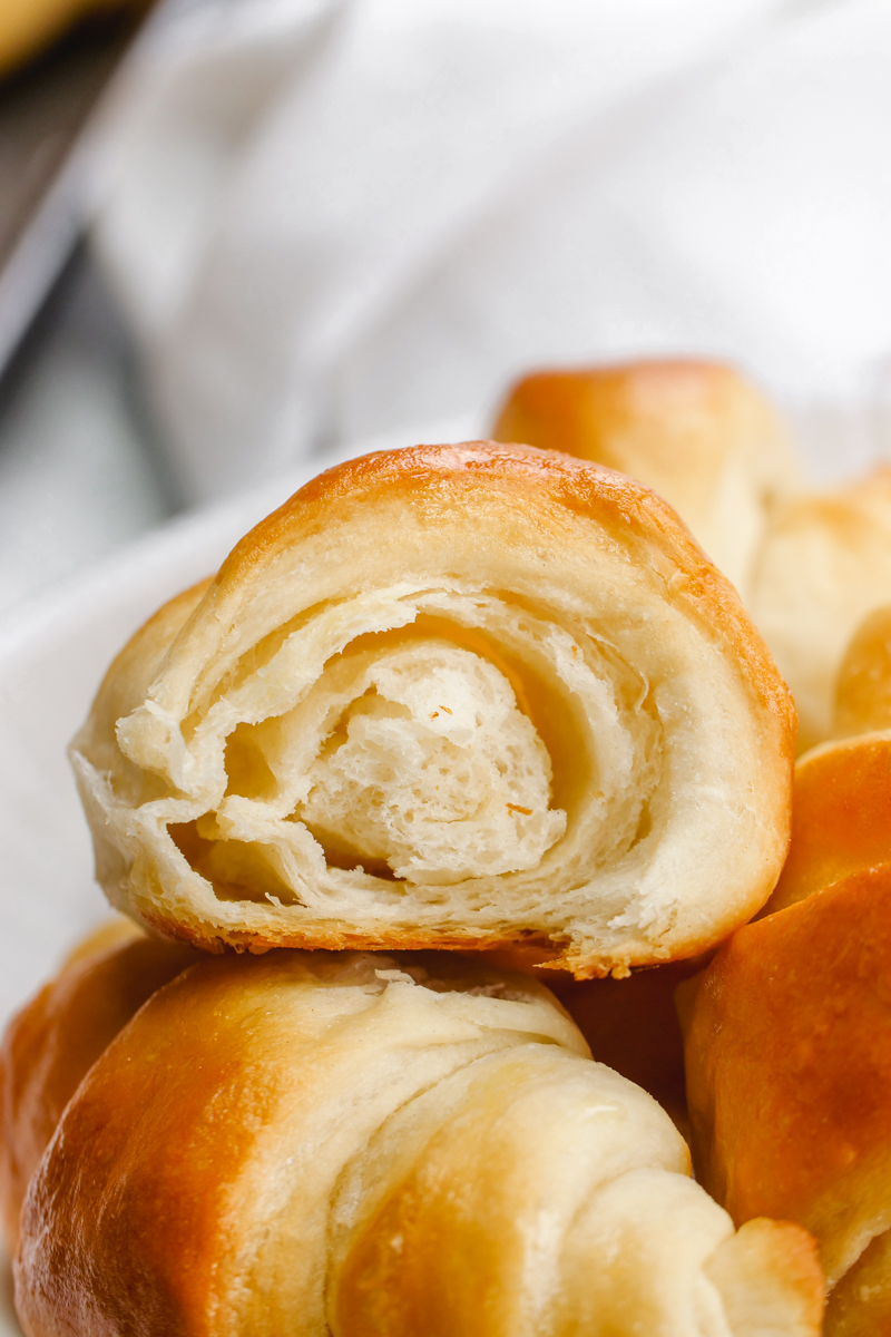 A delicious, airy, and flavorful crescent roll