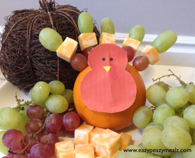 fruit and cheese turkey