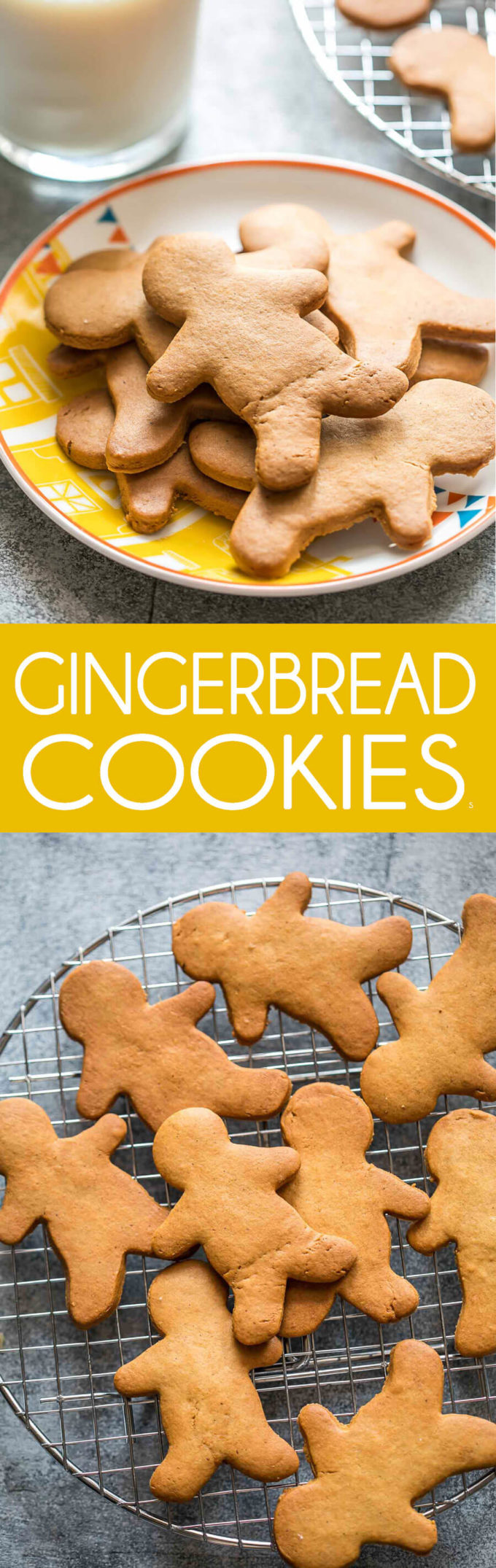 Gingerbread Cookies: deliciously soft, chewy, and perfect for house building. They have a rich flavor and a consistency that holds its shape while baking. 
