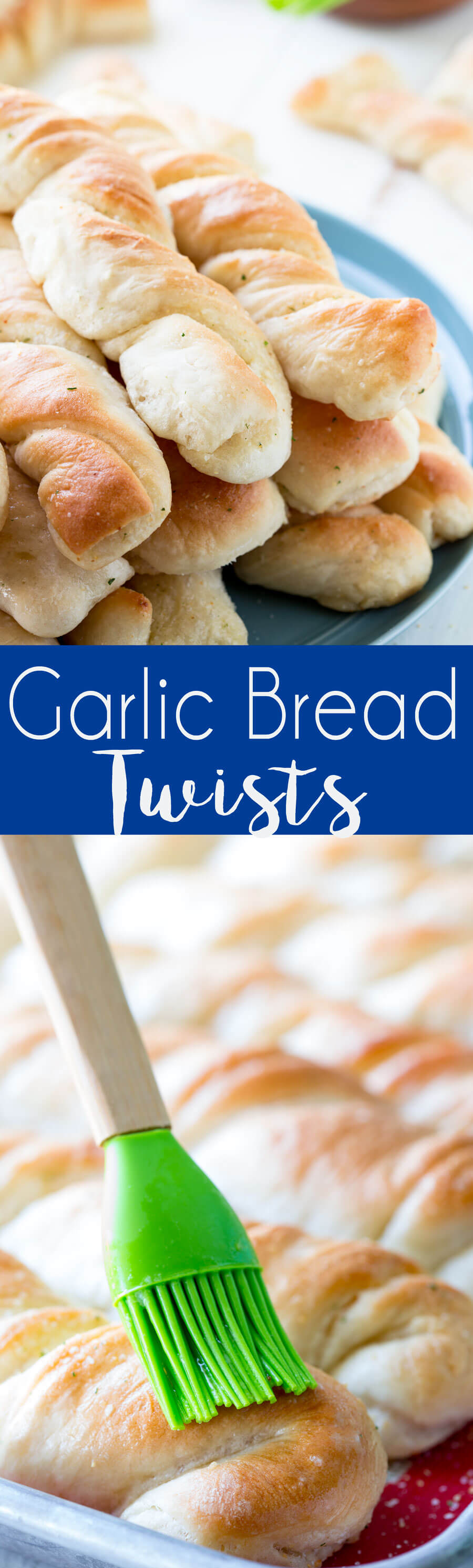 Garlic Bread Recipe: This easy to make garlic bread recipe makes 20-30 buttery, garlicky, and absolutely delicious garlic bread twists in under and hour. 