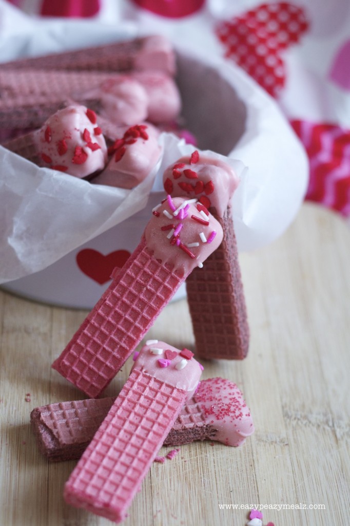 Valentine's Day Wafer Cookies