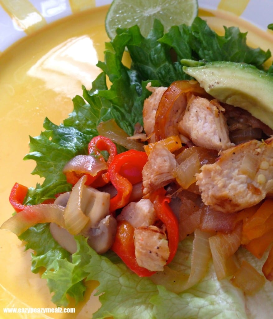 fajita lettuce wrap