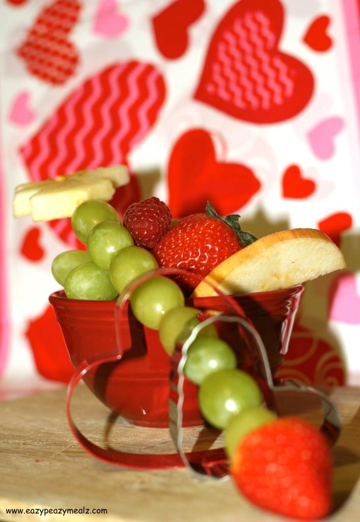fruit kabob Valentine's Day
