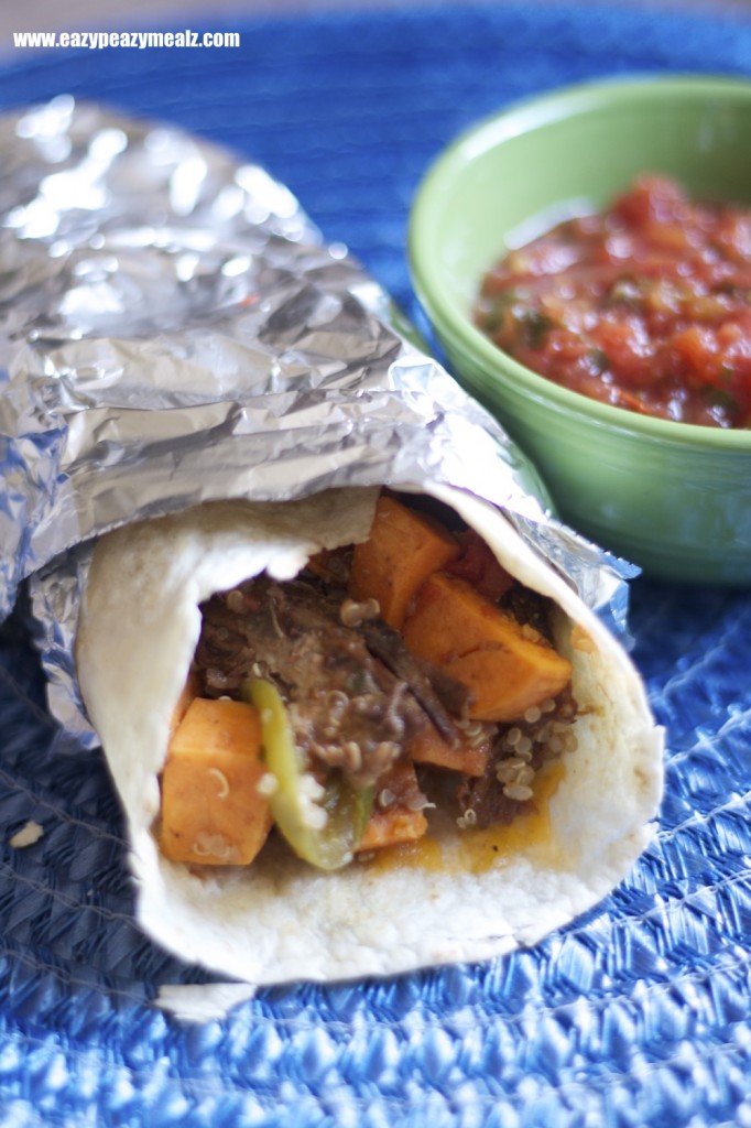 BBQ pork burrito