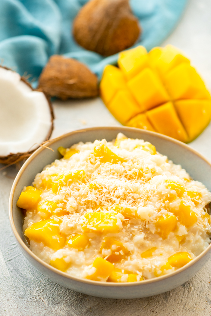 Coconut-Flavored Sticky Rice with Mangoes Recipe
