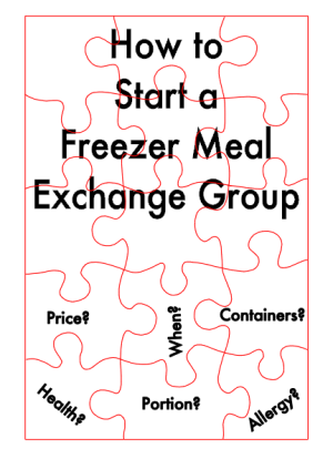 How To Start A Freezer Meal Group
