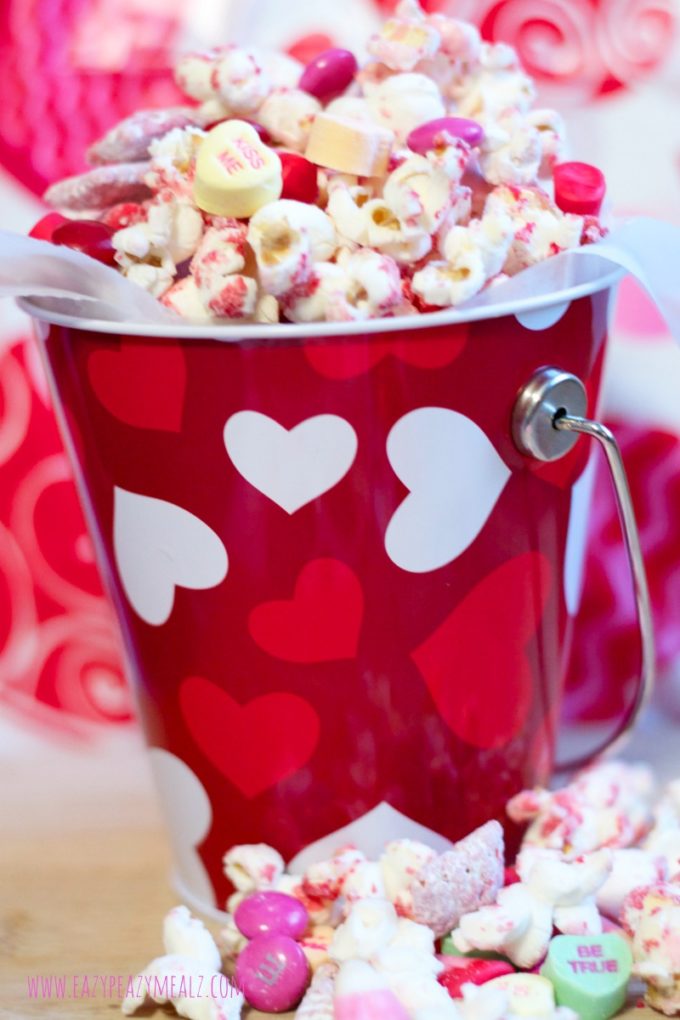 valentine's popcorn white chocolate