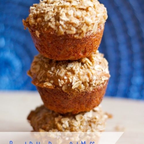 Peanut Butter Banana Oat Muffins Easy Peasy Meals