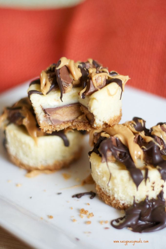 cheesecake mini with peanut butter cups