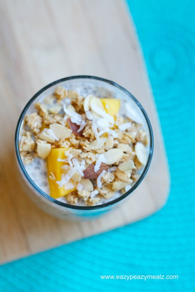 Breakfast Chia Yogurt Pudding Parfait Easy Peasy Meals