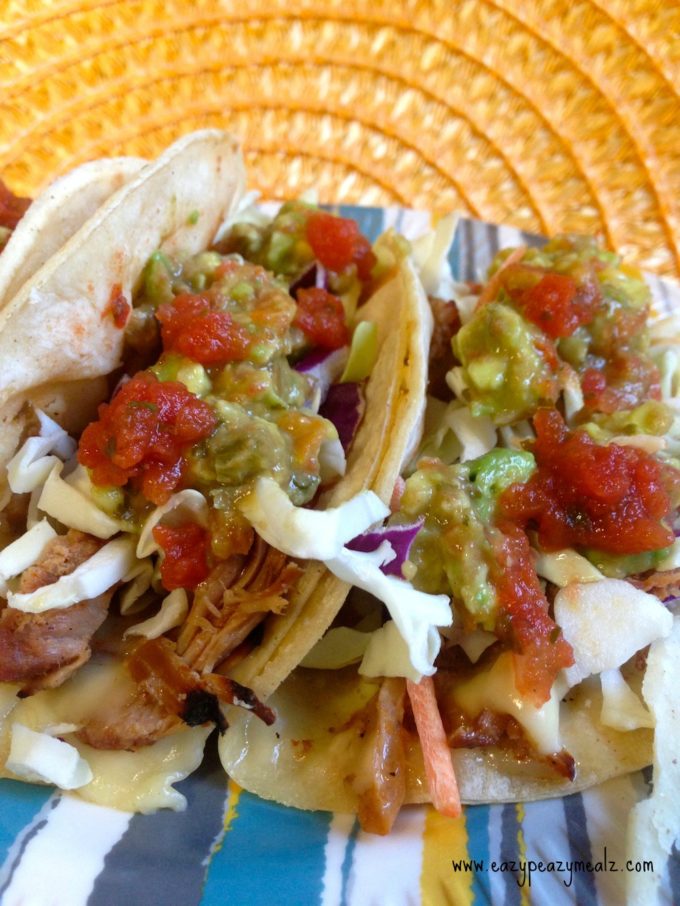 BBQ Pork Rib Gouda Griddle Tacos Eazy Peazy Mealz