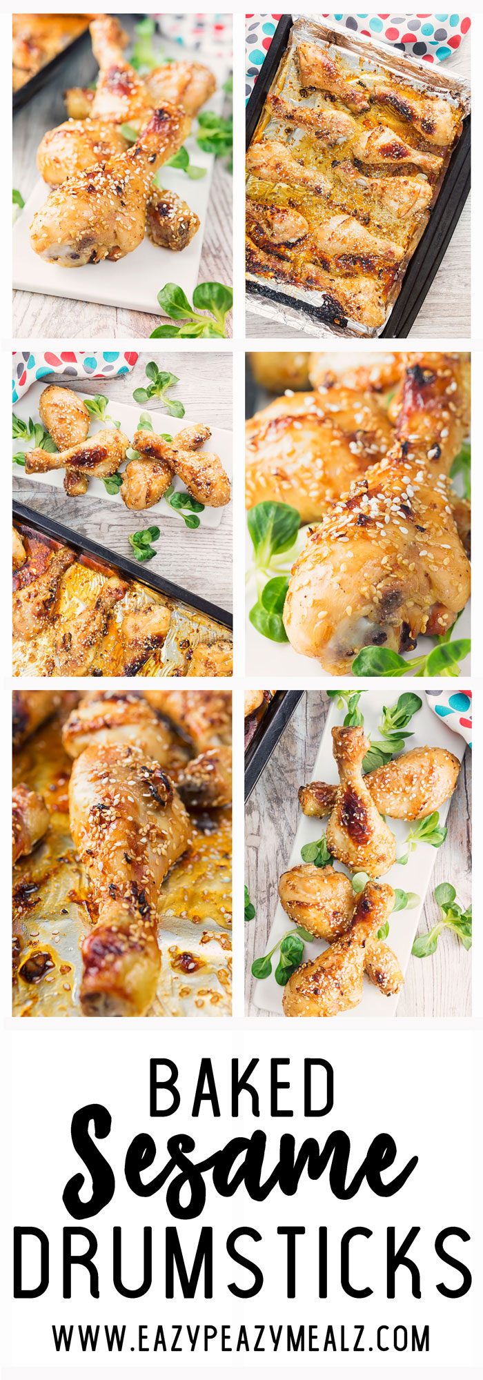 Baked sesame chicken drumsticks are full of flavor so easy to make, and inexpensive. 