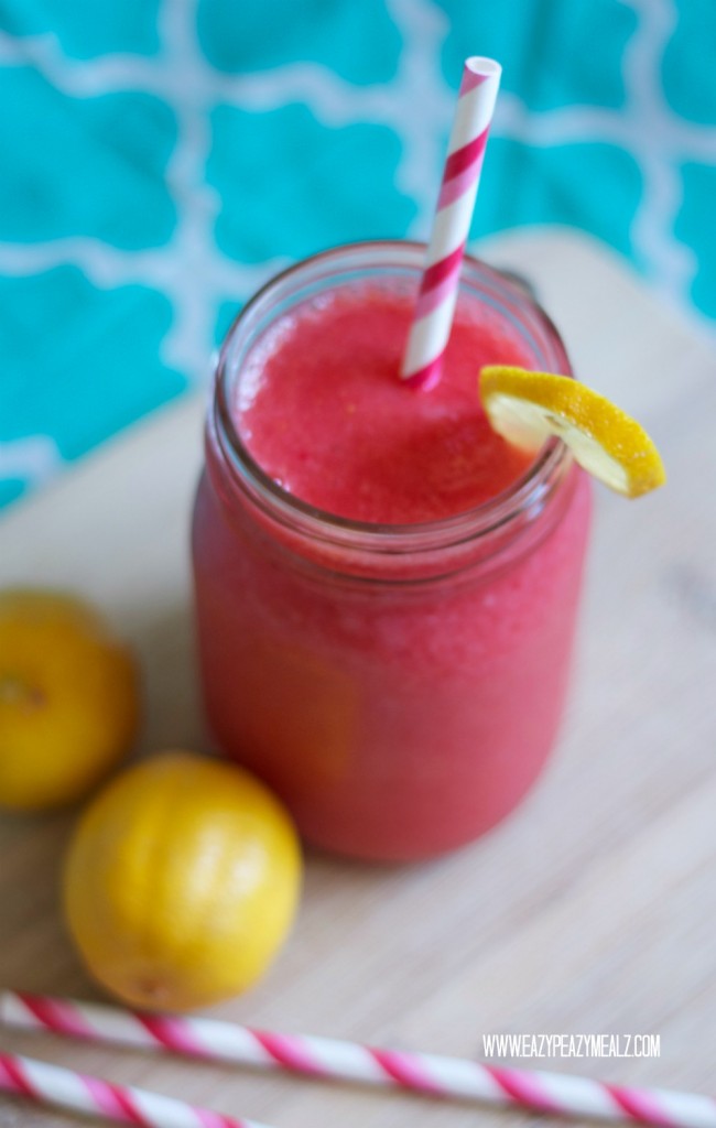 lemonade strawberry slush