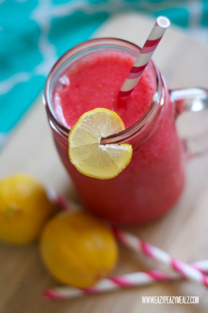 strawberry lemonade slush