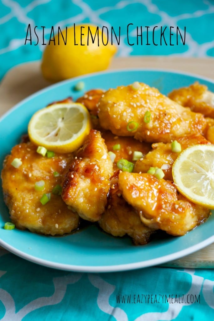 Chinese Lemon Chicken: Lemon Chicken that is delicious and easy to make, with just the right sweet and tangy! Not too much sweet and not too much vinegar.