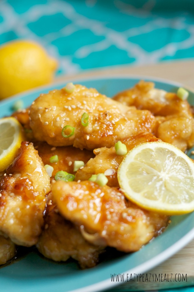 Asian Lemon Chicken: Lemon Chicken that is delicious and easy to make, with just the right sweet and tangy! Not too much sweet and not too much vinegar.