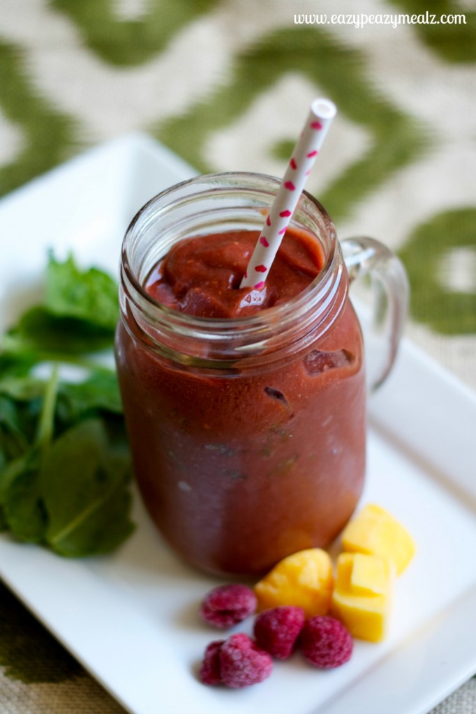 mango raspberry smoothie