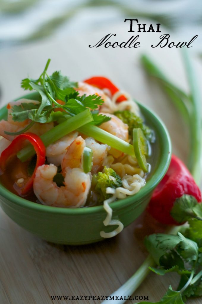 Thai Noodle Bowl: Faux Pho - Easy Peasy Meals