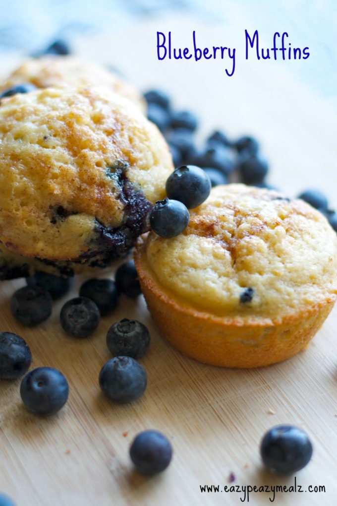 blueberry muffins eazy peazy mealz