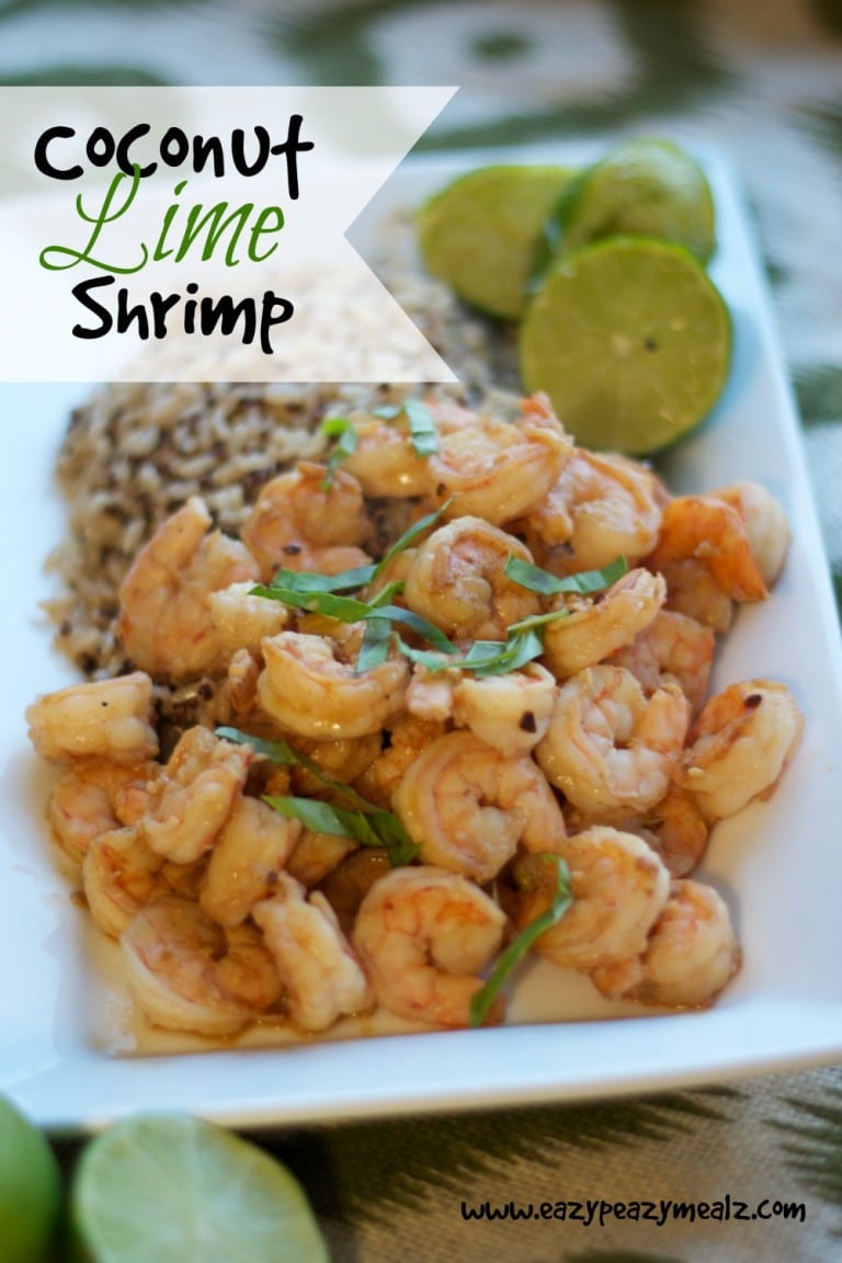 Coconut Lime Shrimp - Easy Peasy Meals