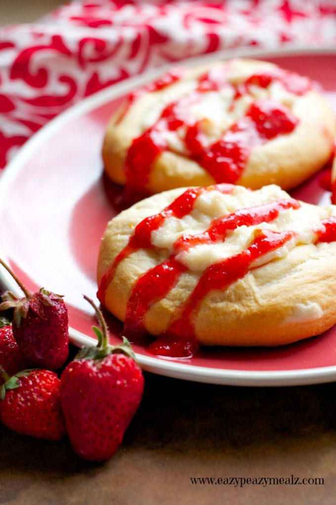 cream cheese strawberry pastries