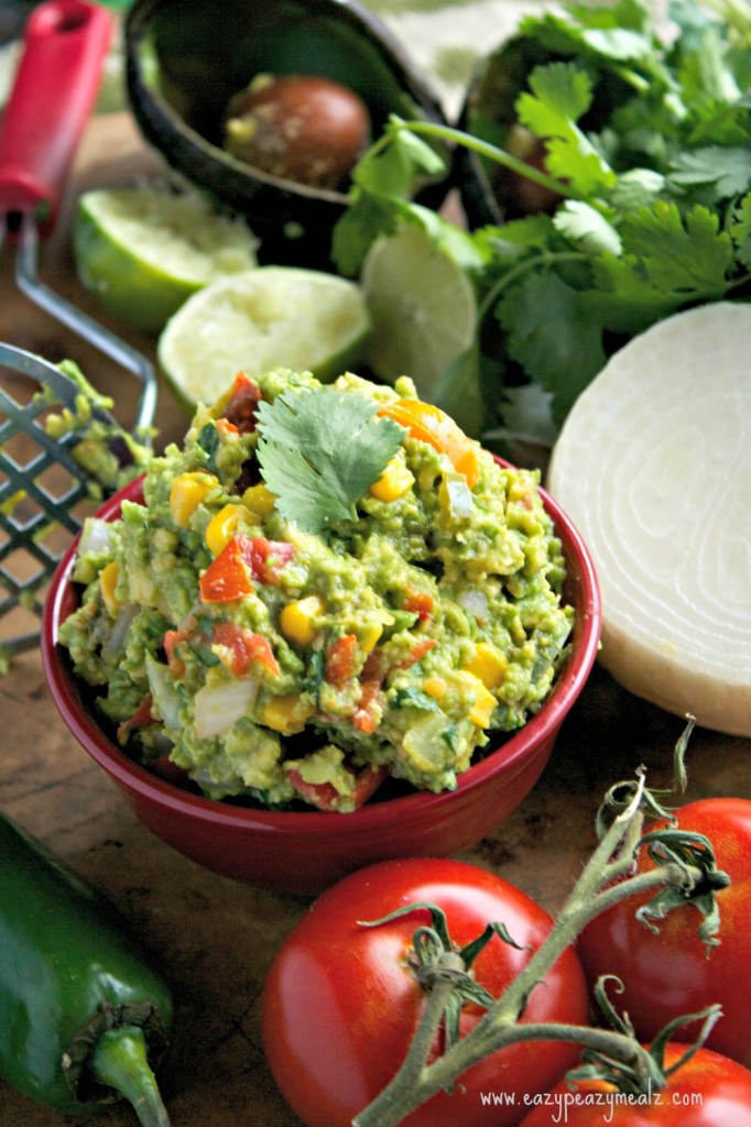 Day 17 Cut The Fat & Southwest Guac with Roasted Garlic and Tomatoes