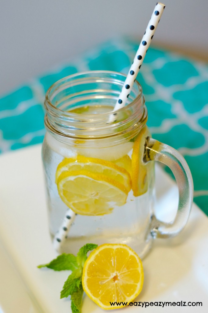 lemon mint water