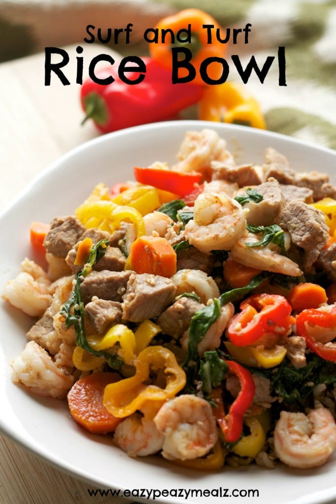 Day 26 Make Your Workout Count & Surf and Turf Rice Bowl Easy Peasy Meals