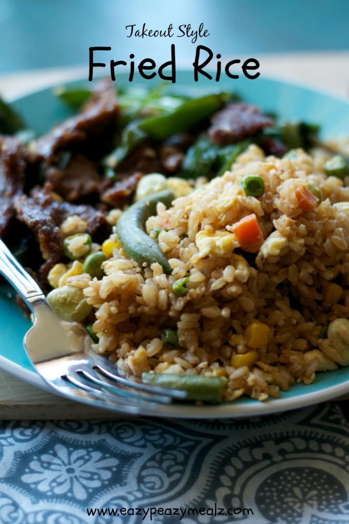 takeout style fried rice