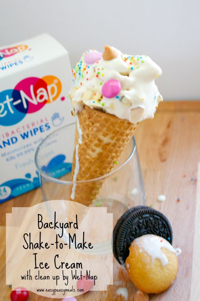 Backyard Ice Cream Bar with Wet-Nap