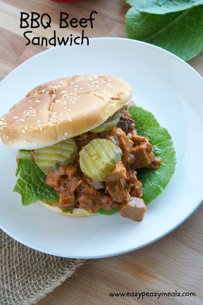barbeque beef sandwich