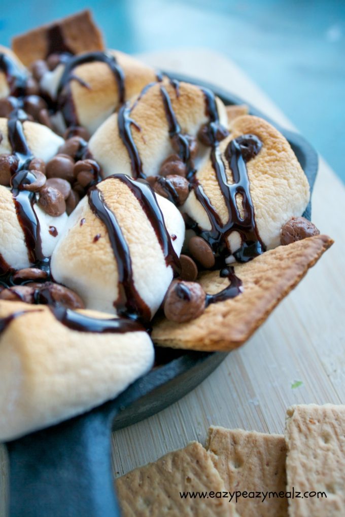 choclate smores nachos